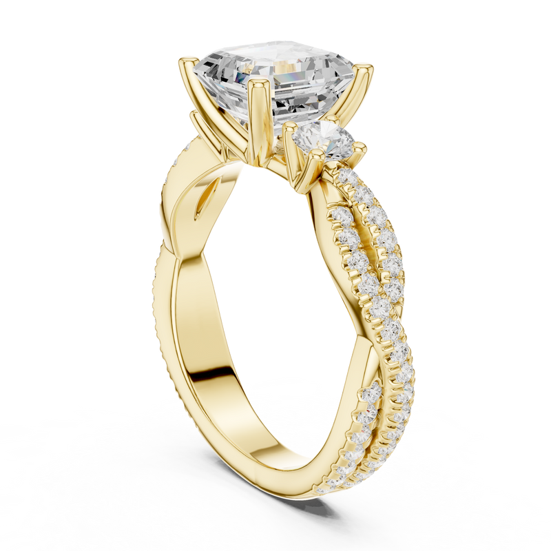 Ladies Ring DDLR-1032@7 - Yellow Gold - Image