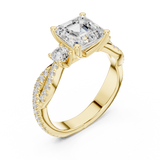 Ladies Ring DDLR-1032@7 - Yellow Gold - Image