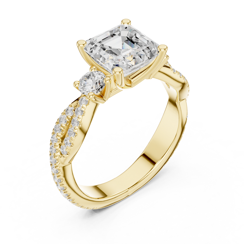 Ladies Ring DDLR-1032 - Yellow Gold - Image