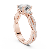 Ladies Ring DDLR-1033@7 - Rose Gold - Image