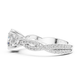 Ladies Ring DDLR-1033@7 - White Gold - Image