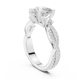 Ladies Ring DDLR-1034@7 - White Gold - Image