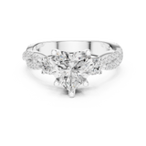 Ladies Ring DDLR-1034@7 - White Gold - Image
