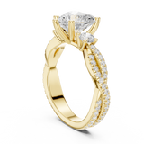 Ladies Ring DDLR-1034@7 - Yellow Gold - Image