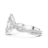Ladies Ring DDLR-1035@7 - White Gold - Image