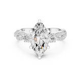 Ladies Ring DDLR-1035@7 - White Gold - Image