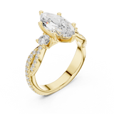 Ladies Ring DDLR-1035@7 - Yellow Gold - Image