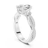 Ladies Ring DDLR-1036@7 - White Gold - Image
