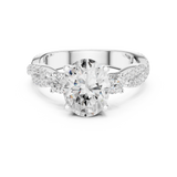 Ladies Ring DDLR-1036@7 - White Gold - Image