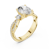Ladies Ring DDLR-1036@7 - Yellow Gold - Image
