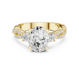 Ladies Ring DDLR-1036@7 - Yellow Gold - Image