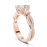 Ladies Ring DDLR-1037@7 - Rose Gold - Image