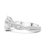 Ladies Ring DDLR-1037@7 - White Gold - Image