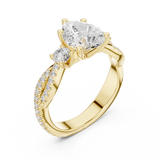 Ladies Ring DDLR-1037@7 - Yellow Gold - Image