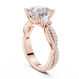 Ladies Ring DDLR-1038@7 - Rose Gold - Image