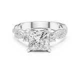 Ladies Ring DDLR-1038@7 - White Gold - Image