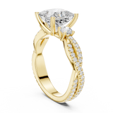 Ladies Ring DDLR-1038@7 - Yellow Gold - Image