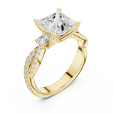 Ladies Ring DDLR-1038@7 - Yellow Gold - Image