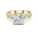 Ladies Ring DDLR-1038@7 - Yellow Gold - Image