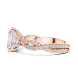 Ladies Ring DDLR-1039@7 - Rose Gold - Image