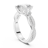Ladies Ring DDLR-1039@7 - White Gold - Image