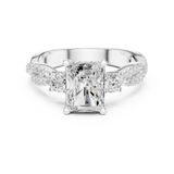 Ladies Ring DDLR-1039@7 - White Gold - Image