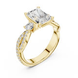 Ladies Ring DDLR-1039@7 - Yellow Gold - Image