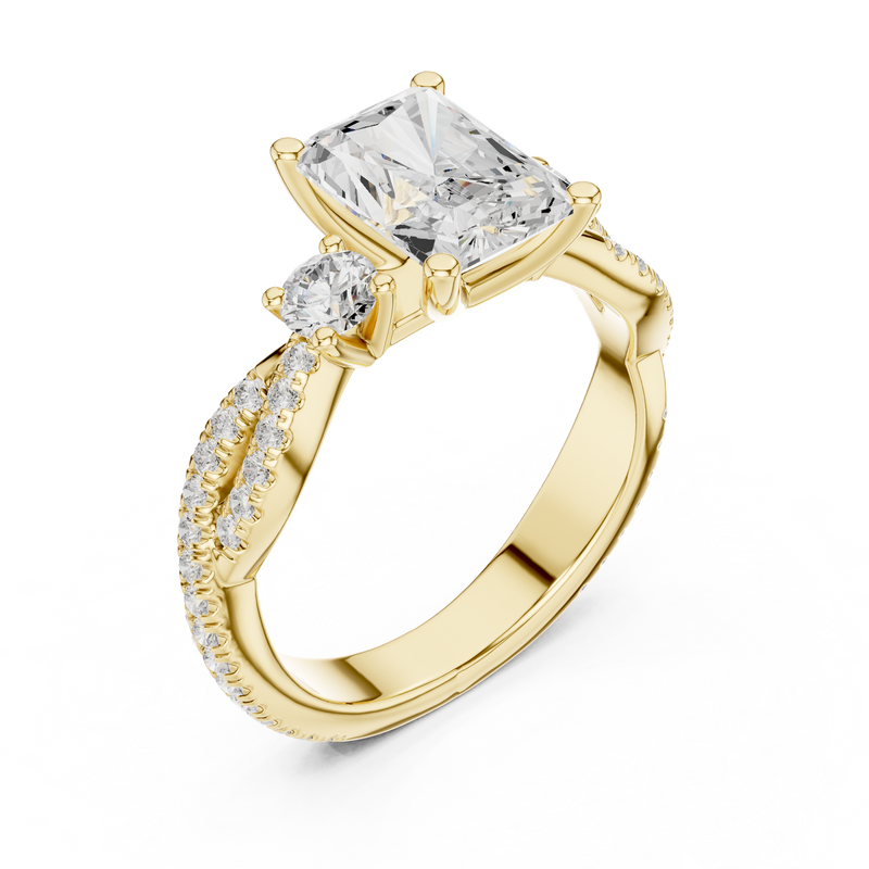 Ladies Ring DDLR-1039@7 - Yellow Gold - Image