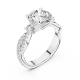 Ladies Ring DDLR-1040@7 - White Gold - Image