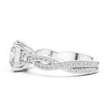 Ladies Ring DDLR-1040@7 - White Gold - Image