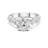 Ladies Ring DDLR-1040@7 - White Gold - Image