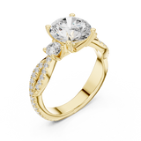 Ladies Ring DDLR-1040@7 - Yellow Gold - Image