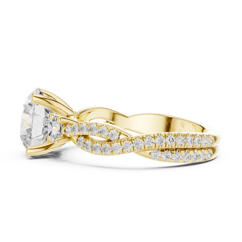 Ladies Ring DDLR-1040@7 - Yellow Gold - Image