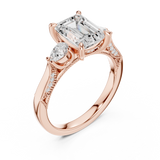 Ladies Ring DDLR-1041@7 - Rose Gold - Image