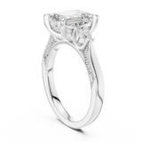 Ladies Ring DDLR-1041@7 - White Gold - Image