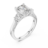 Ladies Ring DDLR-1041@7 - White Gold - Image