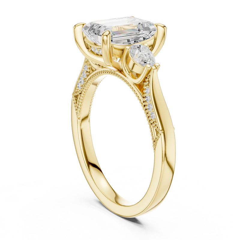 Ladies Ring DDLR-1041@7 - Yellow Gold - Image