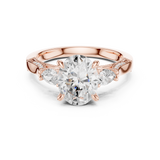 Ladies Ring DDLR-1042@7 - Rose Gold - Image