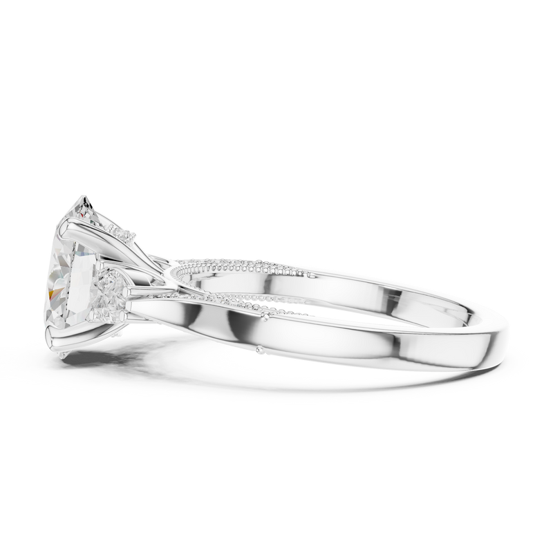 Ladies Ring DDLR-1042@7 - White Gold - Image