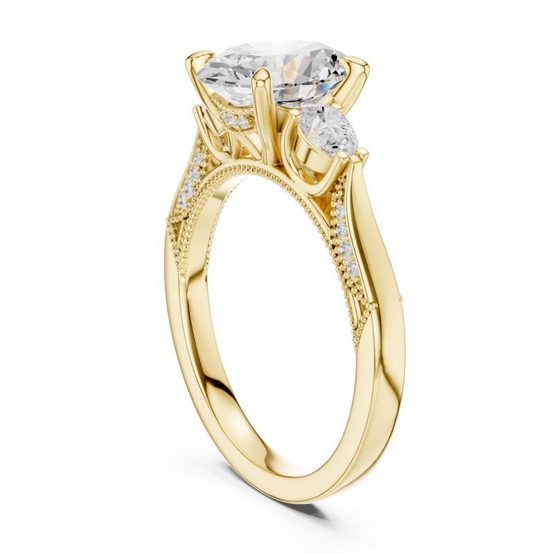 Ladies Ring DDLR-1042@7 - Yellow Gold - Image