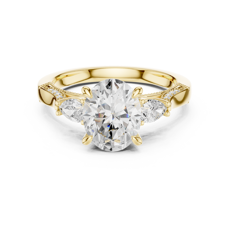 Ladies Ring DDLR-1042@7 - Yellow Gold - Image