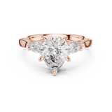 Ladies Ring DDLR-1043@7 - Rose Gold - Image