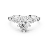 Ladies Ring DDLR-1043@7 - White Gold - Image