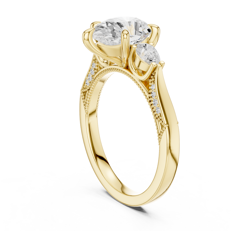 Ladies Ring DDLR-1043@7 - Yellow Gold - Image