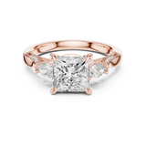 Ladies Ring DDLR-1044@7 - Rose Gold - Image
