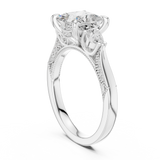 Ladies Ring DDLR-1044@7 - White Gold - Image