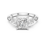 Ladies Ring DDLR-1044@7 - White Gold - Image