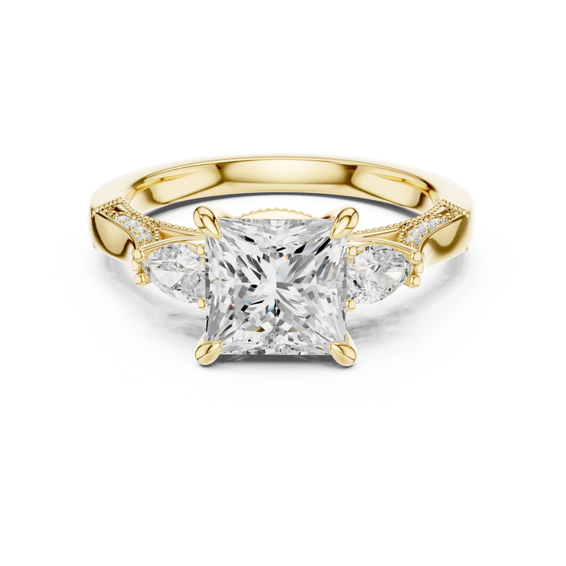 Ladies Ring DDLR-1044@7 - Yellow Gold - Image