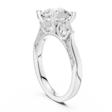Ladies Ring DDLR-1045@7 - White Gold - Image