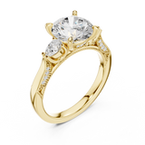 Ladies Ring DDLR-1045@7 - Yellow Gold - Image